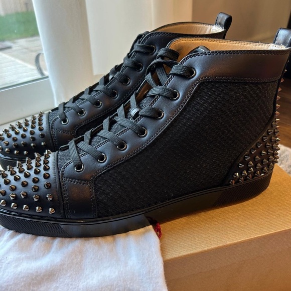 AUTHENTIC Christian Louboutin Louis Orlato Spikes - Picture 3 of 5